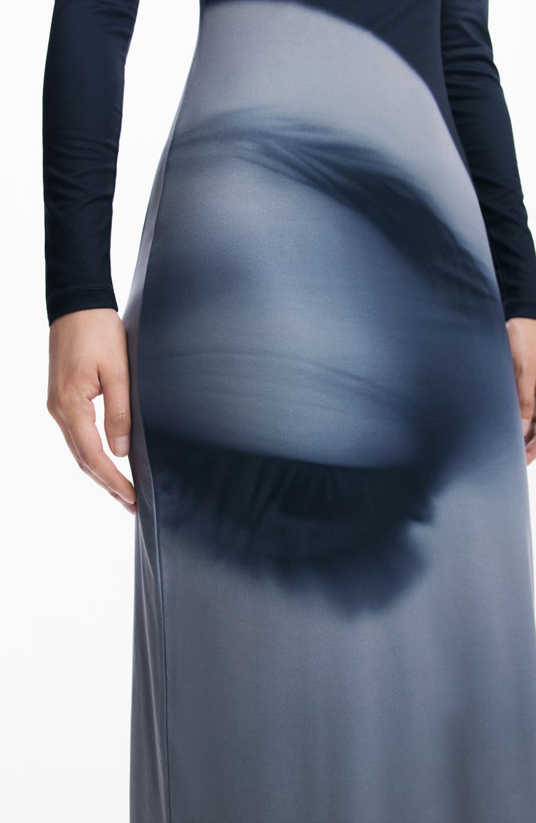 Desigual Orlando Long Sleeve Maxi Dress, Alternate, color,