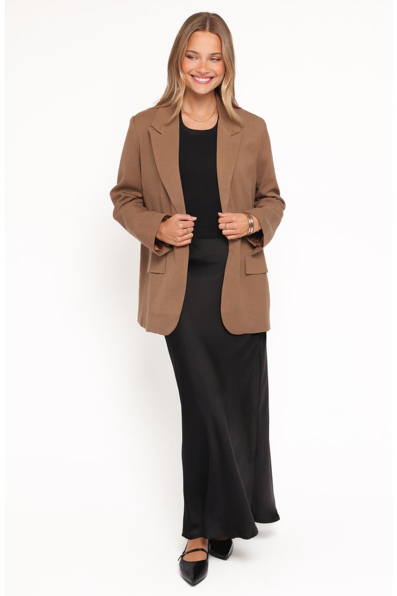 Tove Tie Back Blazer, Alternate, color, TAN