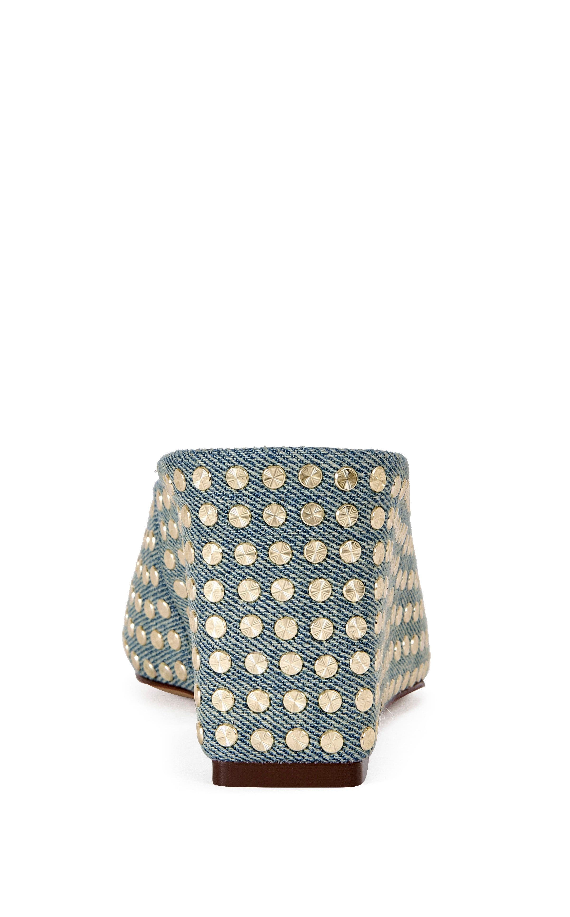 Neiza Wedge Pump, Alternate, color, DENIM