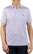 TailorByrd Hole in One Print Performance Polo