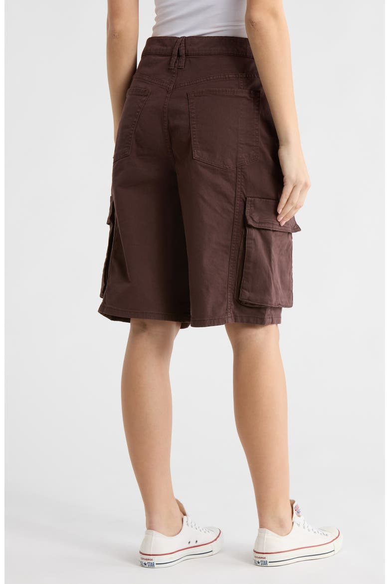 Twill Cargo Shorts, Alternate, color, BARK003