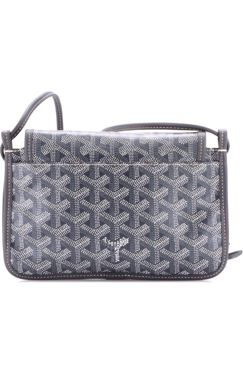 Pre-Owned Goyard Plumet Clutch Wallet Printed Coated Canvas, Alternate, color, Gray