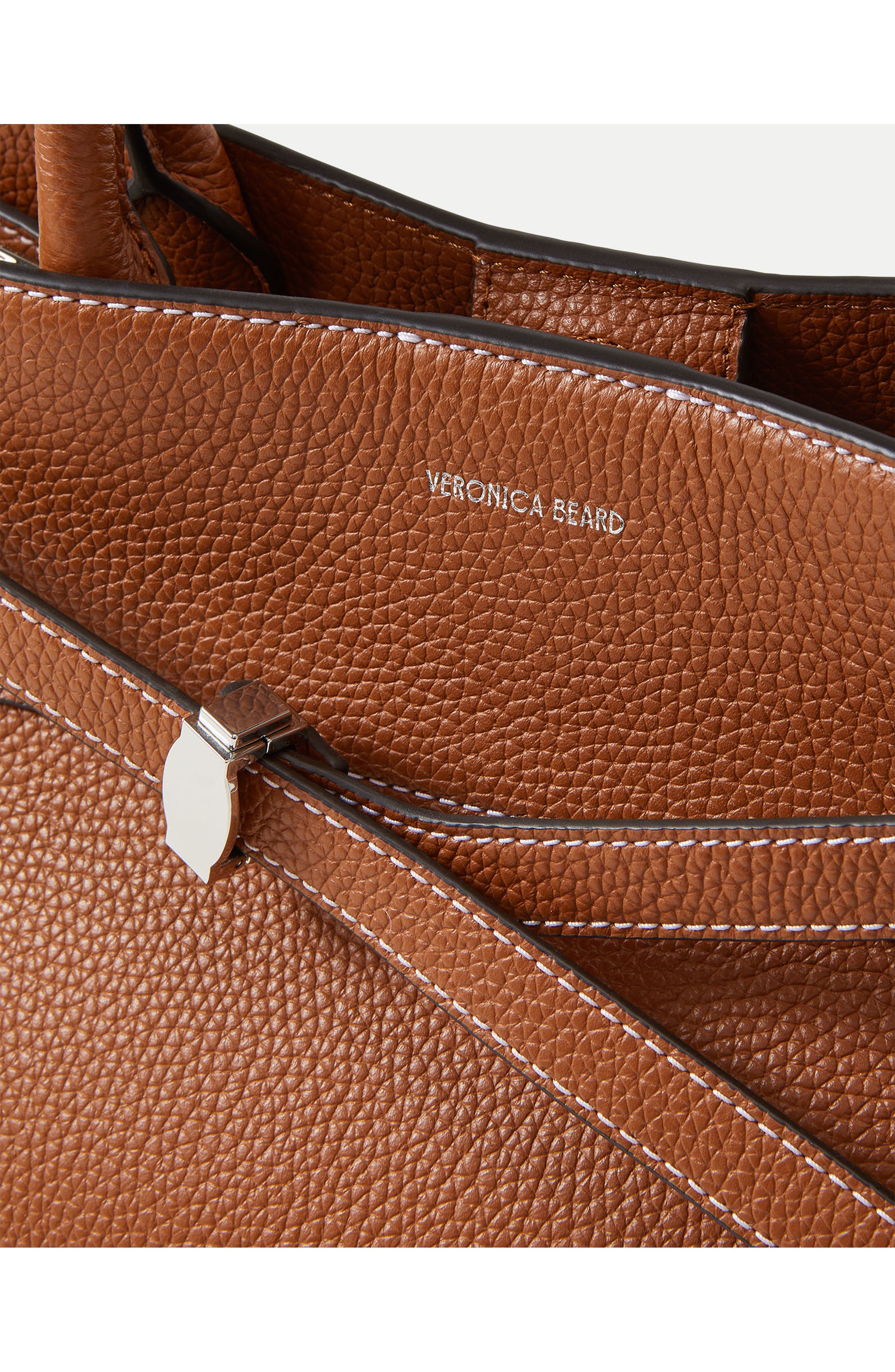 Veronica Beard Dash Top Handle Bag, Alternate, color, Hazelwood