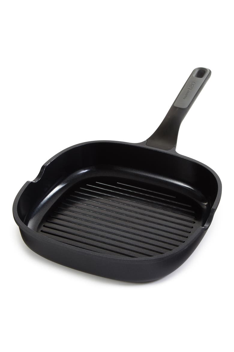 Leo Stone Non-Stick Grill Pan, Alternate, color, BLACK