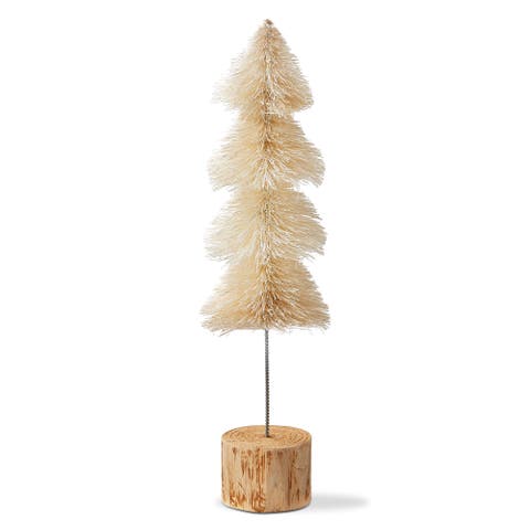 Medium Natural Sisal Tree Decorative Sculpture for Christmas