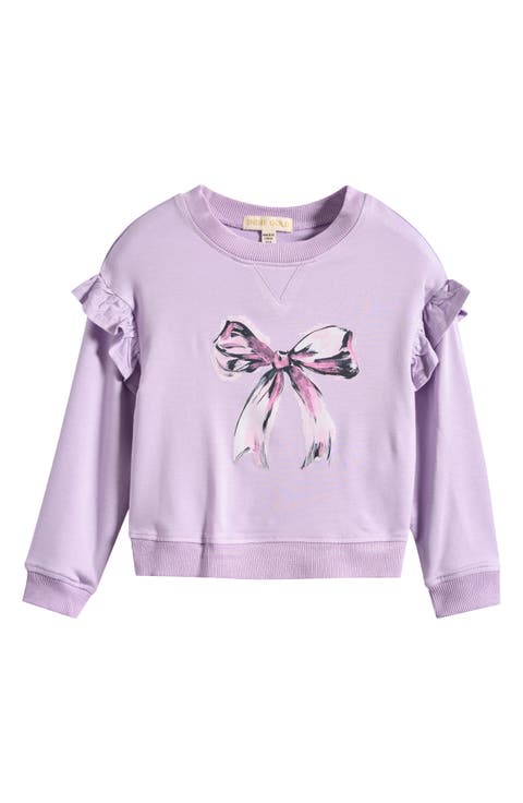 Kids' Graphic Ruffle Sweatshirt