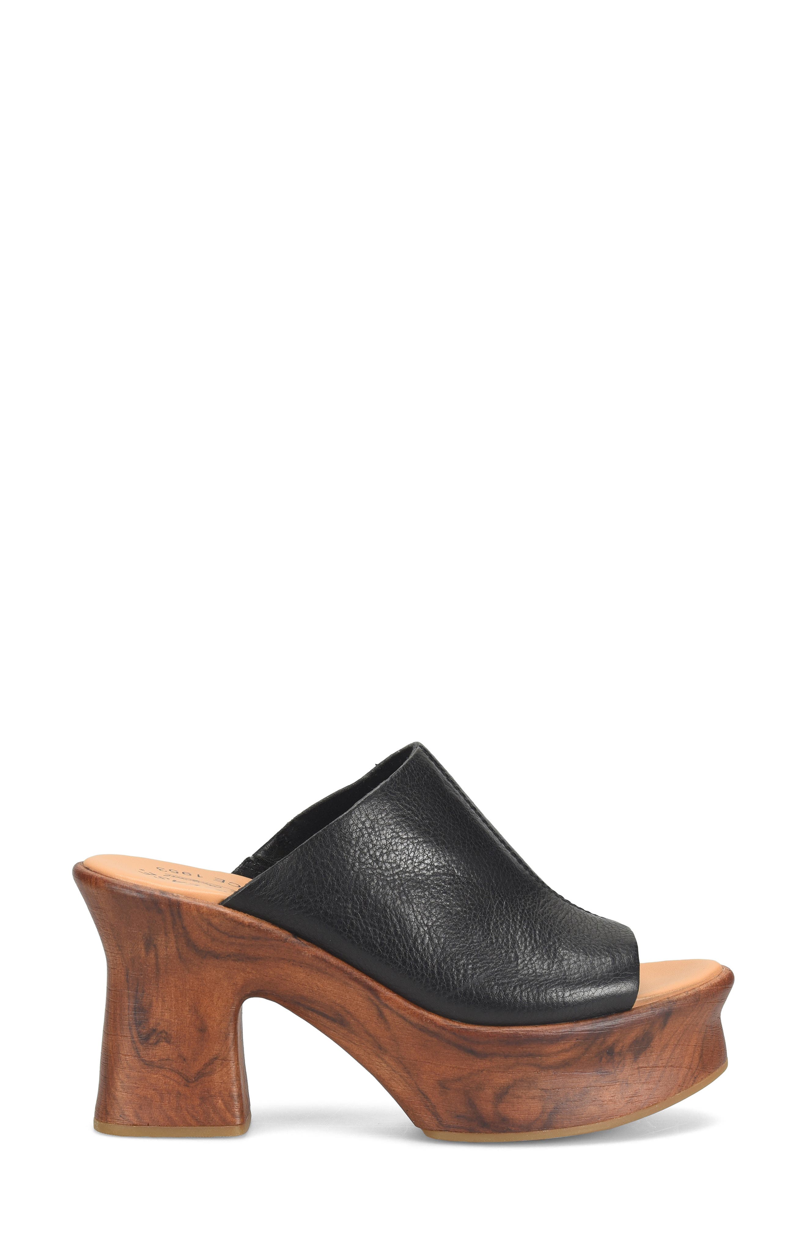 Kork-Ease<sup>®</sup> Cassia Block Heel Platform Sandal, Alternate, color, Black