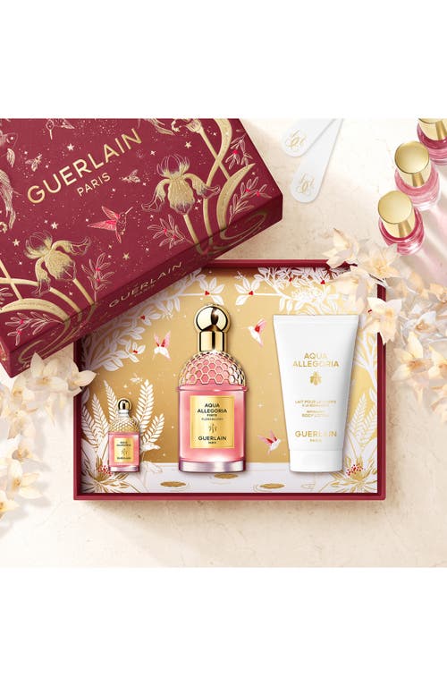 Guerlain Aqua Allegoria Florabloom Forte Eau De Parfum Set $178 Value In Transparent