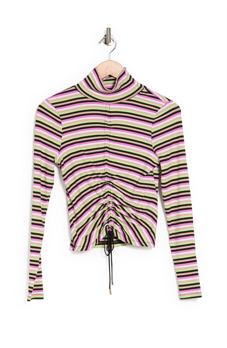 AFRM Mollie Long Sleeve Drawstring Crop Top, Alternate, color,