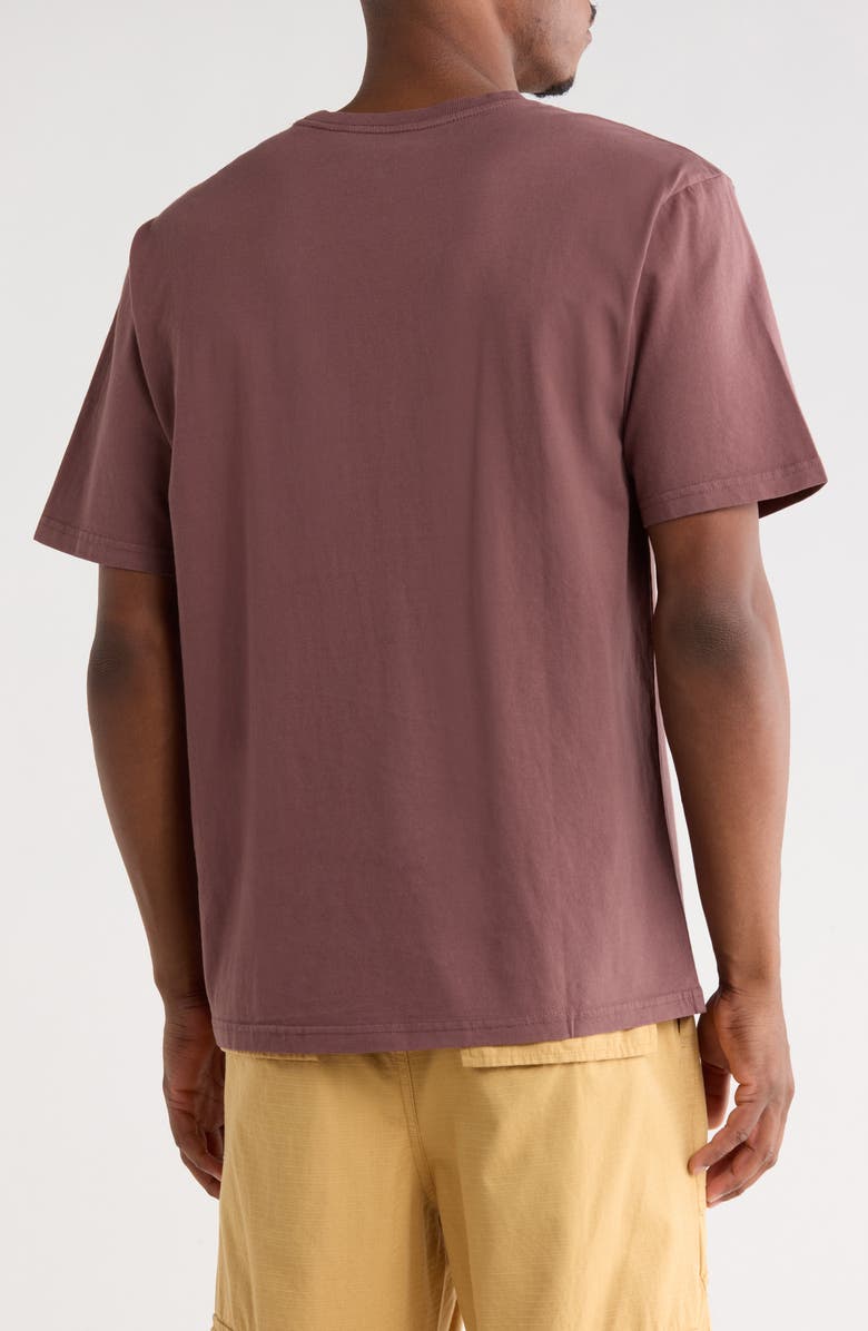 CAT WWR Relaxed Fit Embroidered Heavyweight Cotton T-Shirt, Alternate, color, Peppercorn