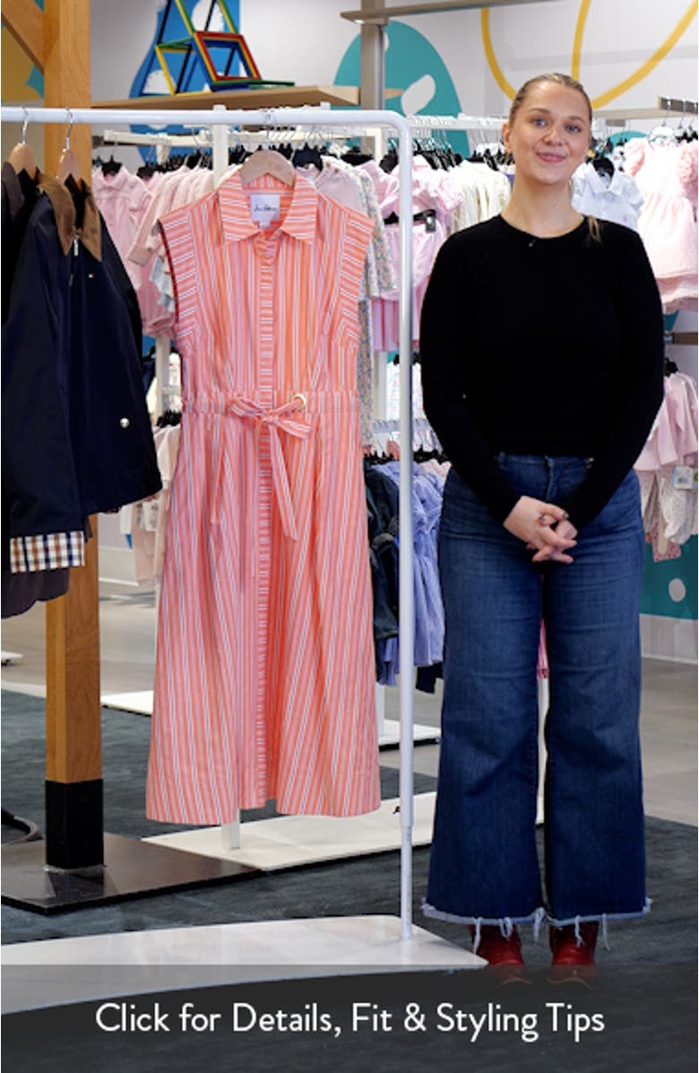 Mix Stripe Shirtdress, sales video thumbnail