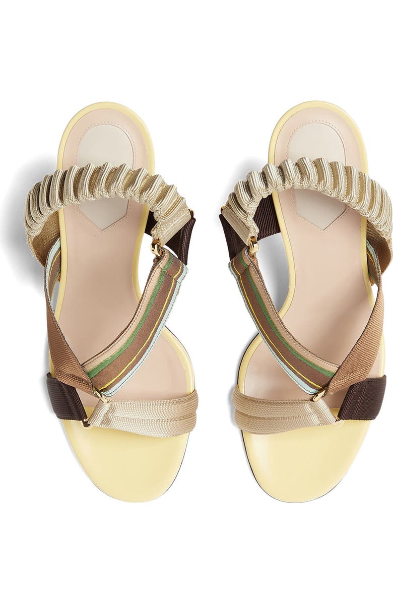 Fendi Colibri Slingback Sandal, Alternate, color, Yellow