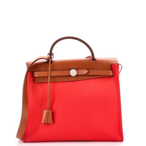 Herbag Zip Leather and Toile 31