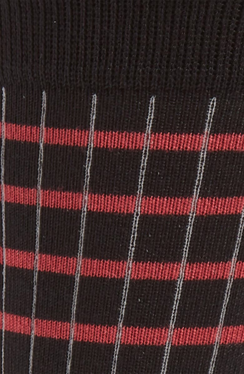 NORDSTROM MEN'S SHOP Ultra Soft Check Socks, Alternate, color, 