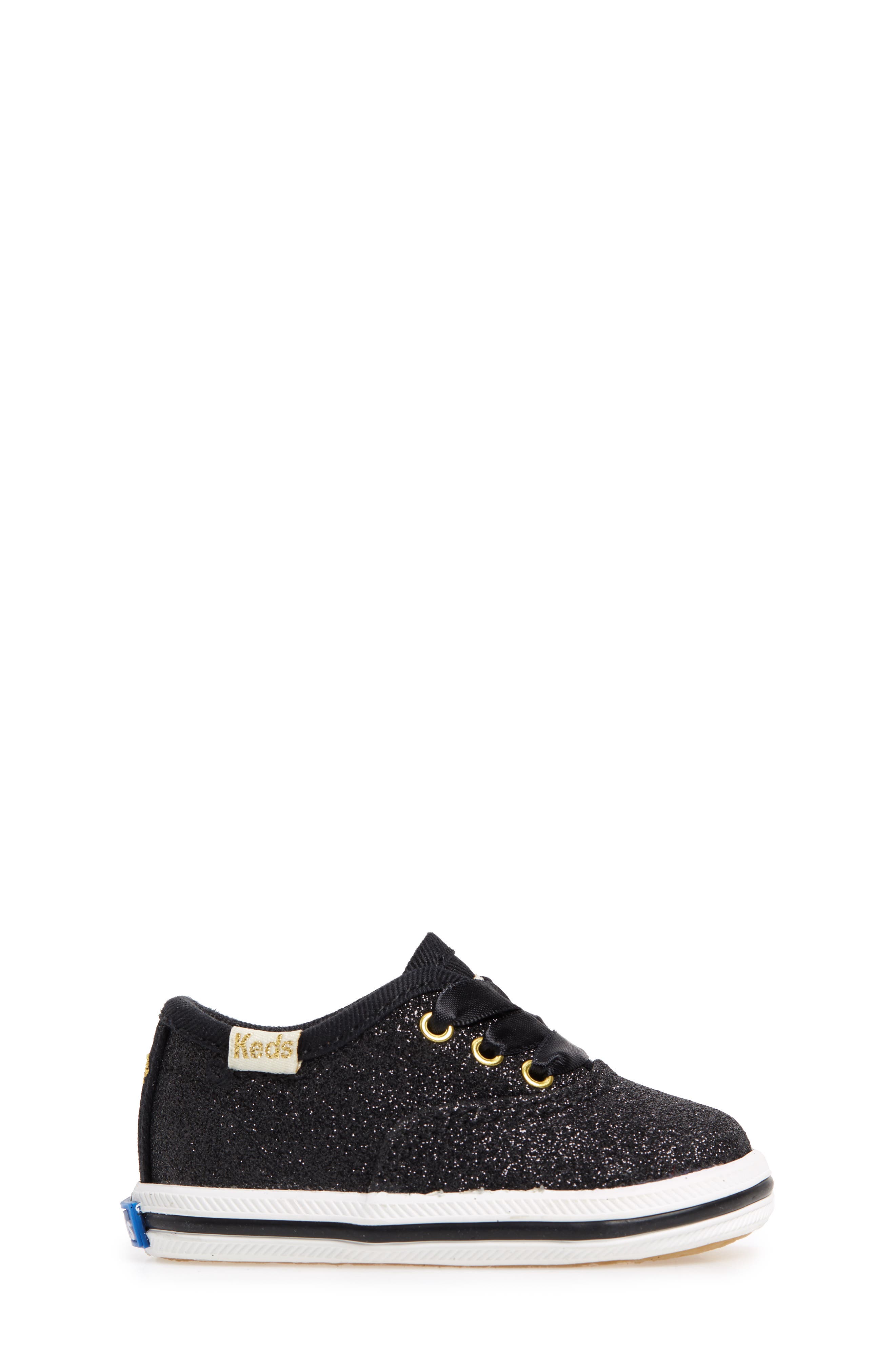 Keds<sup>®</sup> x kate spade new york Champion Glitter Crib Shoe, Alternate, color, 