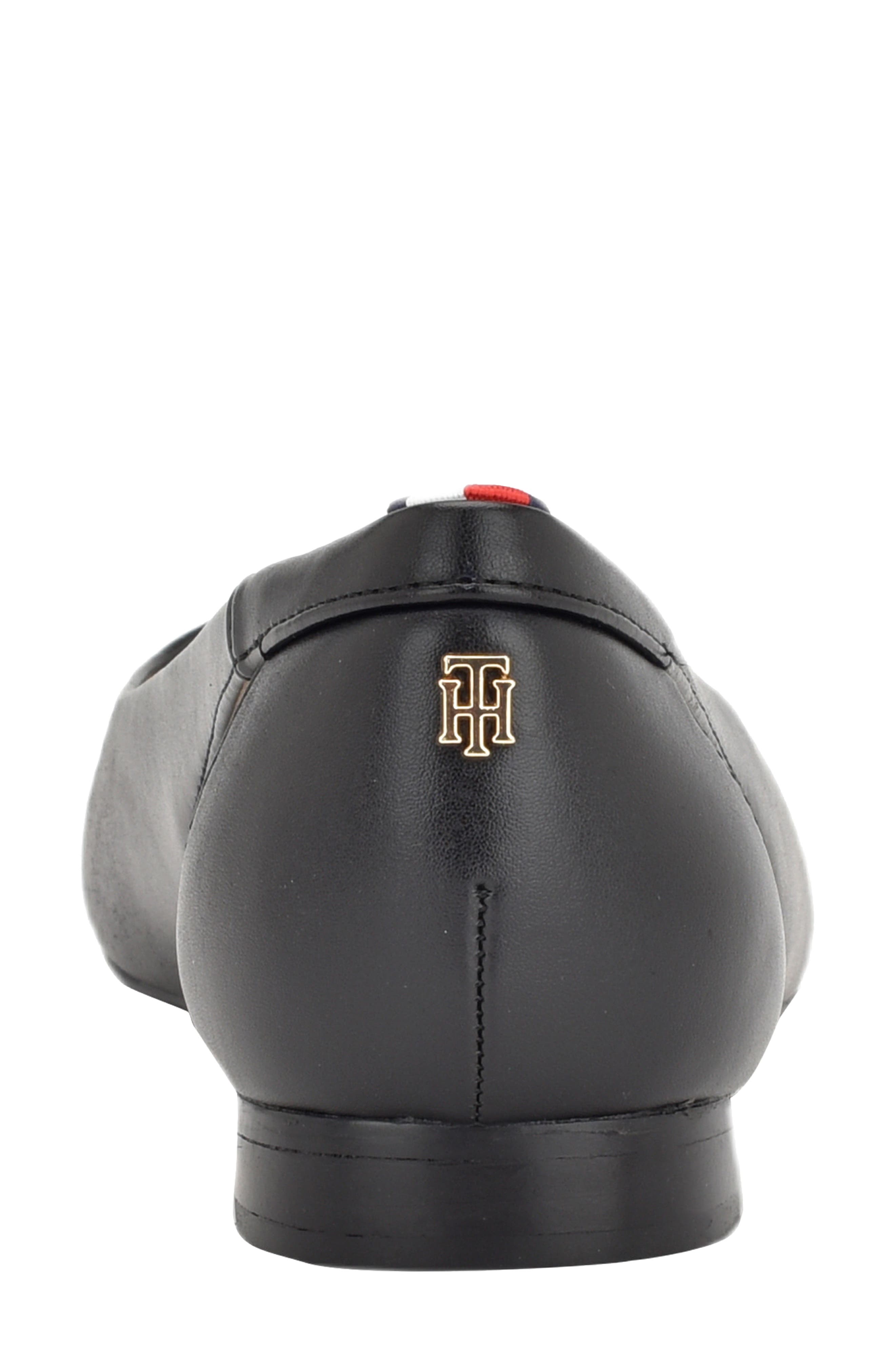 Tommy Hilfiger Velahi Pointed Toe Flat, Alternate, color, Black 003