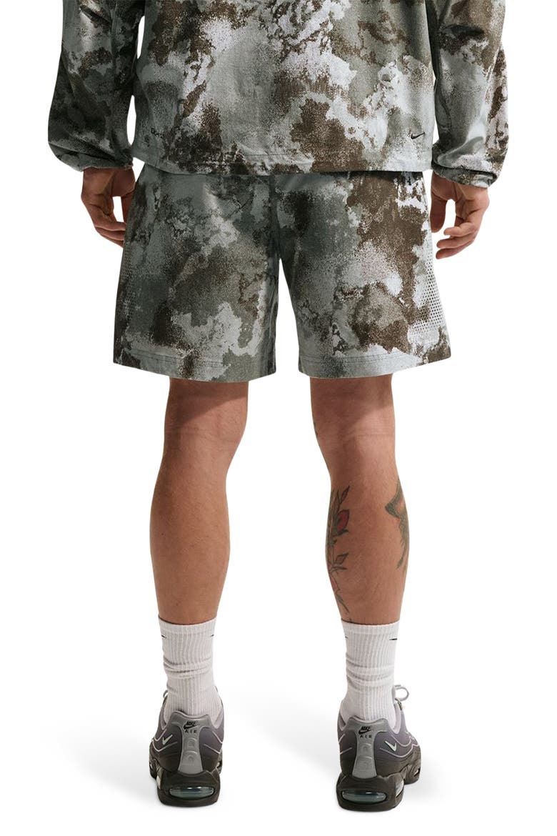Dri-FIT Woven Drawstring Shorts, Alternate, color, SILVER SAGE/ BLACK
