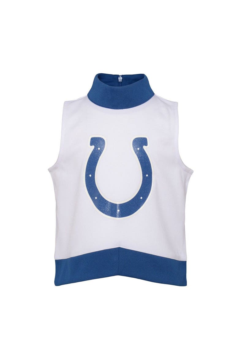 Girls Youth White Indianapolis Colts Junior Camp Cheer Dress, Alternate, color, White