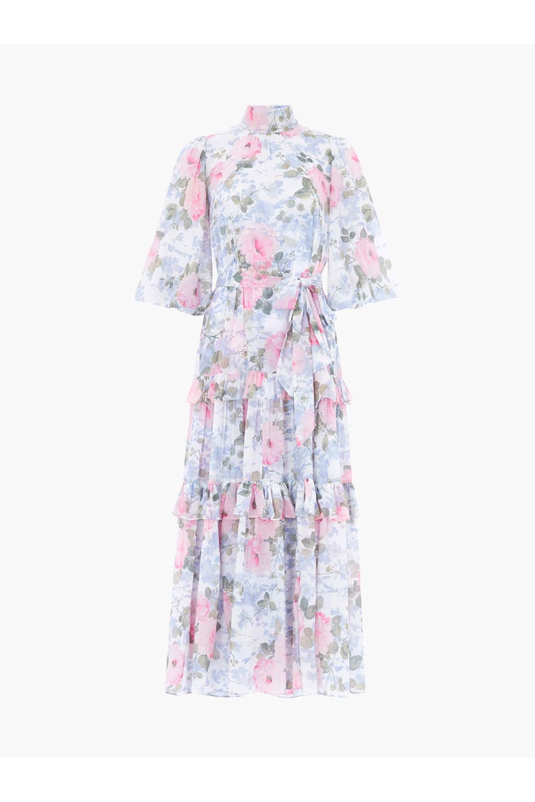 Camille's Garden Louisa Ankle Gown, Alternate, color, Moonshine