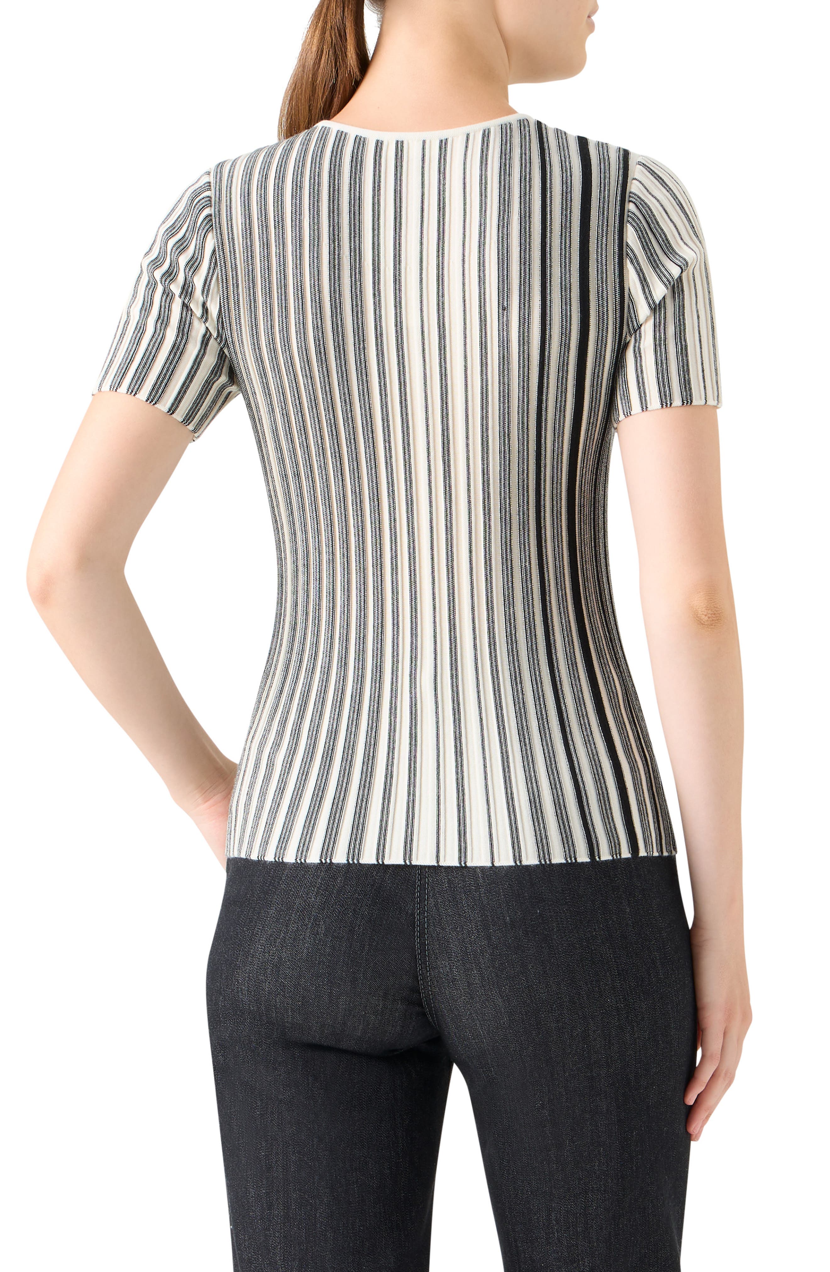 Stripe Virgin Wool Sweater - image 2