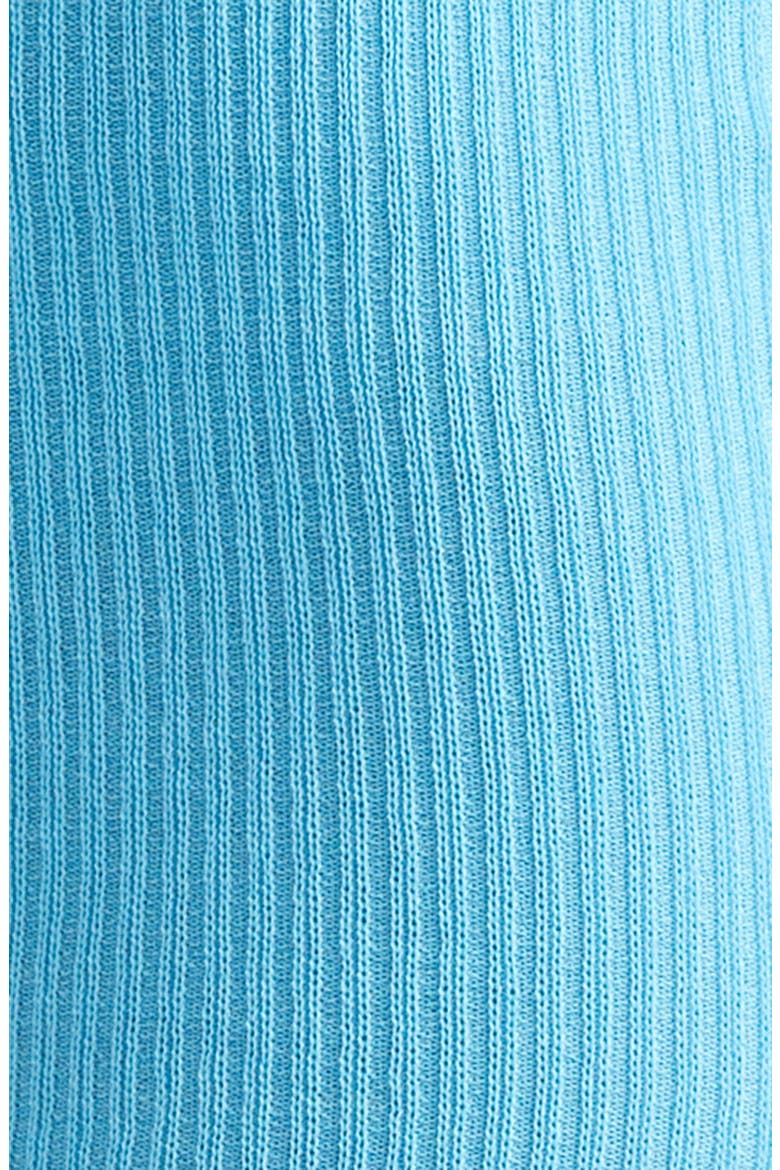 Meleta Cotton & Silk Blend Capri Leggings, Alternate, color, BLUE
