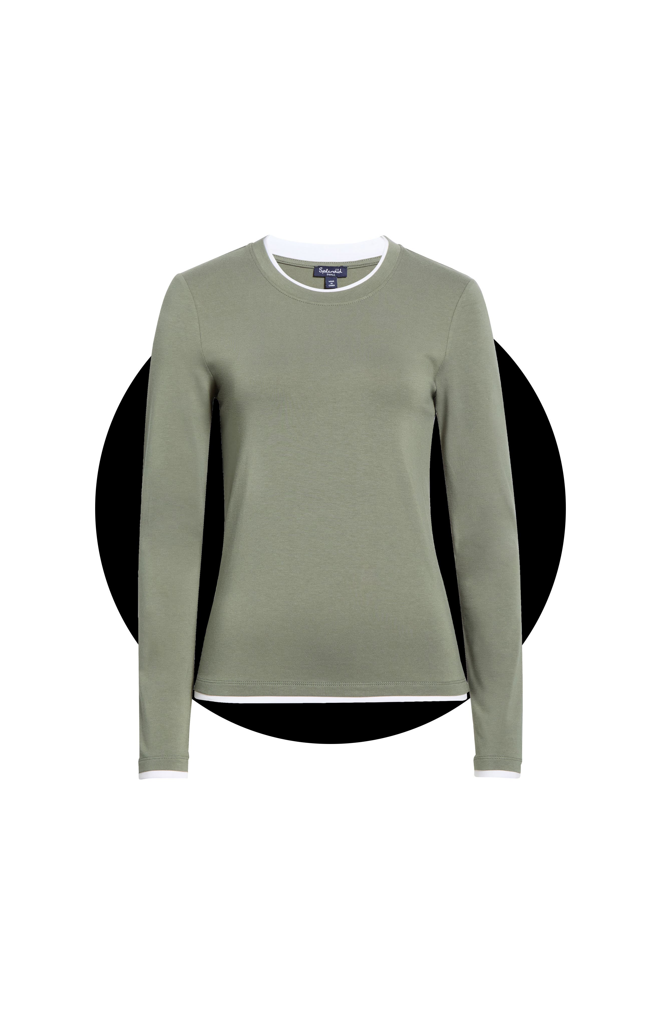 Double Layer Long Sleeve T-Shirt