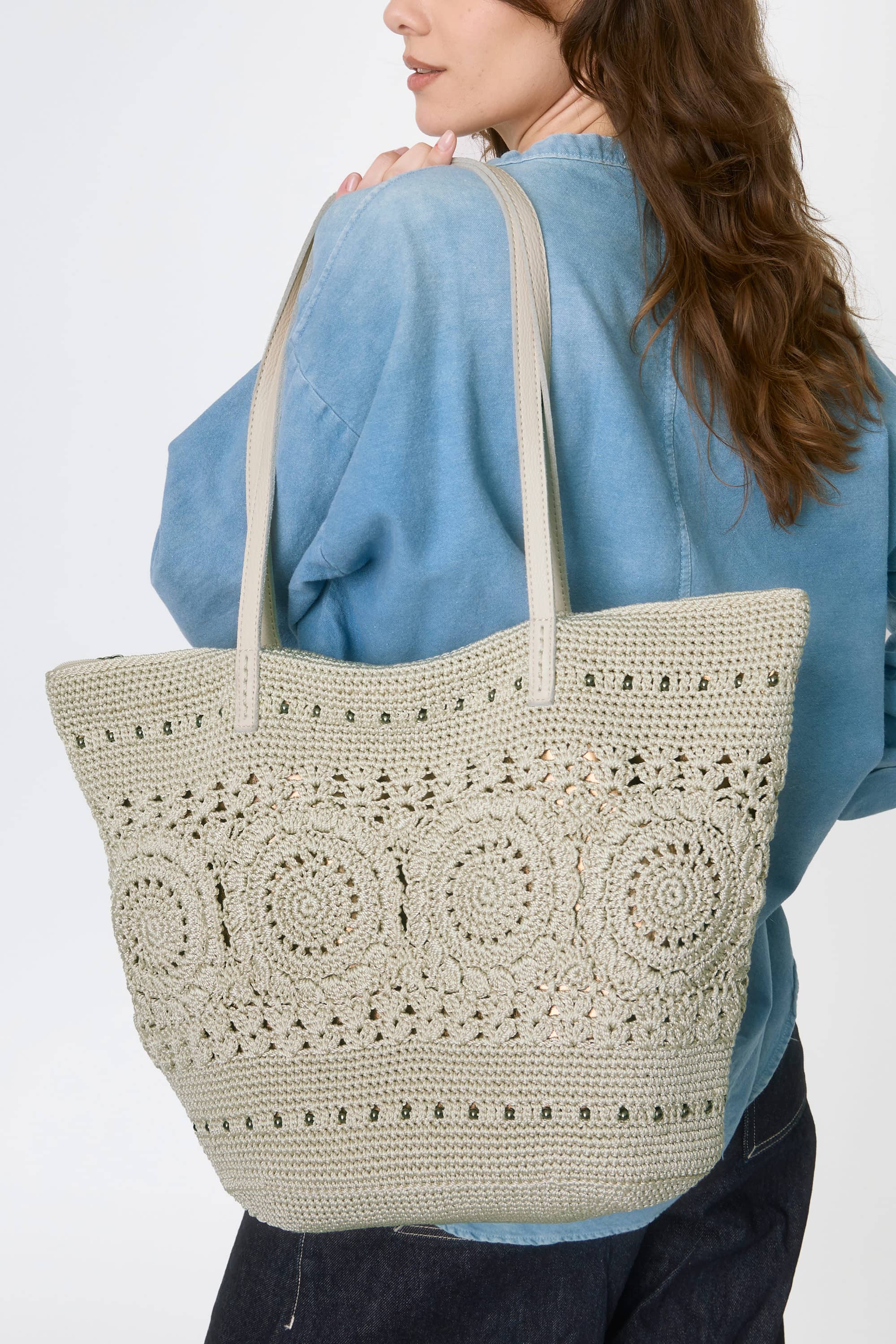 The Sak Faye Tote Bag, Alternate, color, Natural Medallion