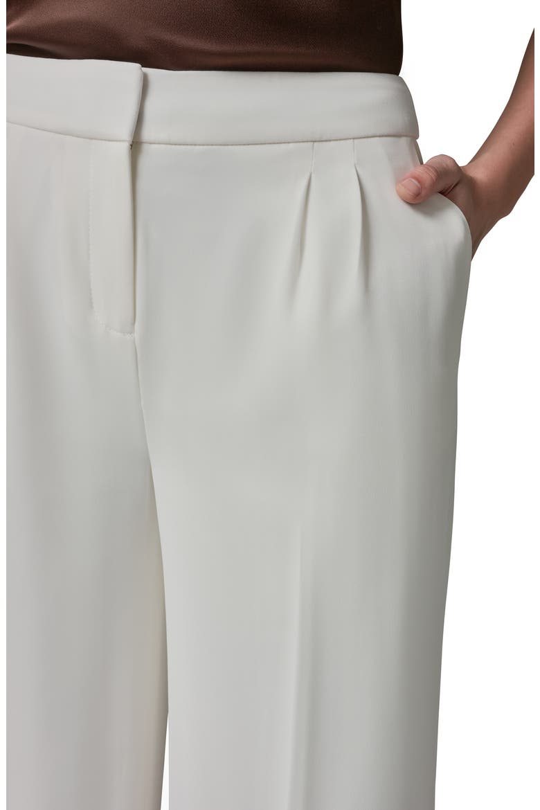 High Waist Wide Leg Pants, Alternate, color, CREAM