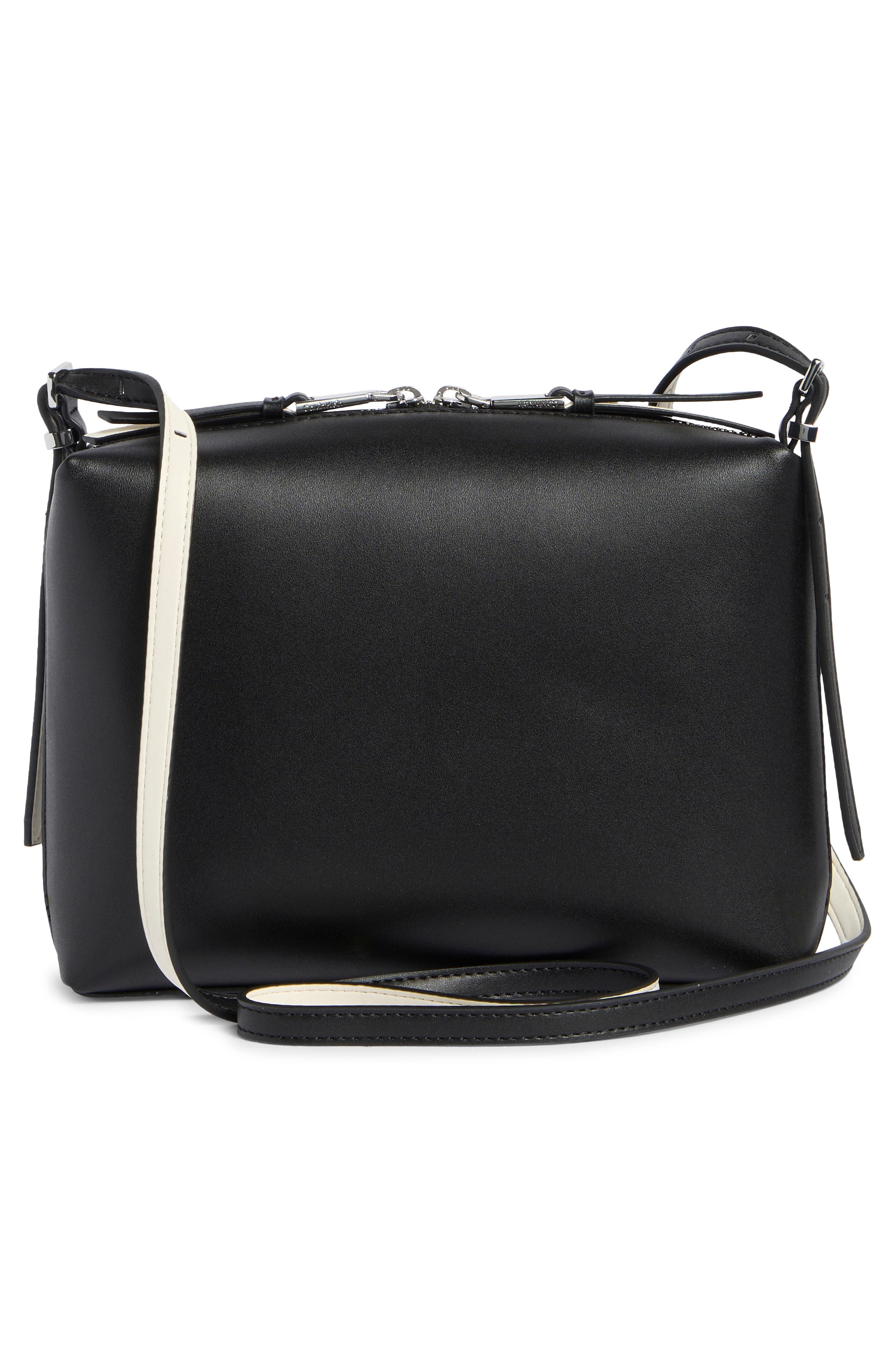 Calvin Klein Lowne Crossbody Bag, Alternate, color, Black White