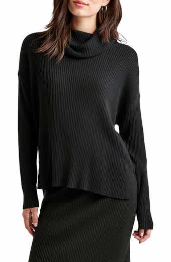 Splendid Georgie Cowl Neck Rib Sweater