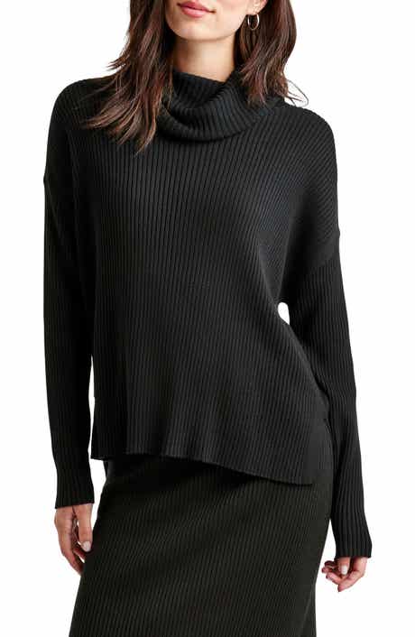 Splendid Georgie Cowl Neck Rib Sweater