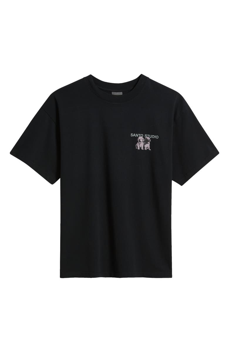 SANTO STUDIO Thugs Need Hugs Graphic, Alternate, color, Black