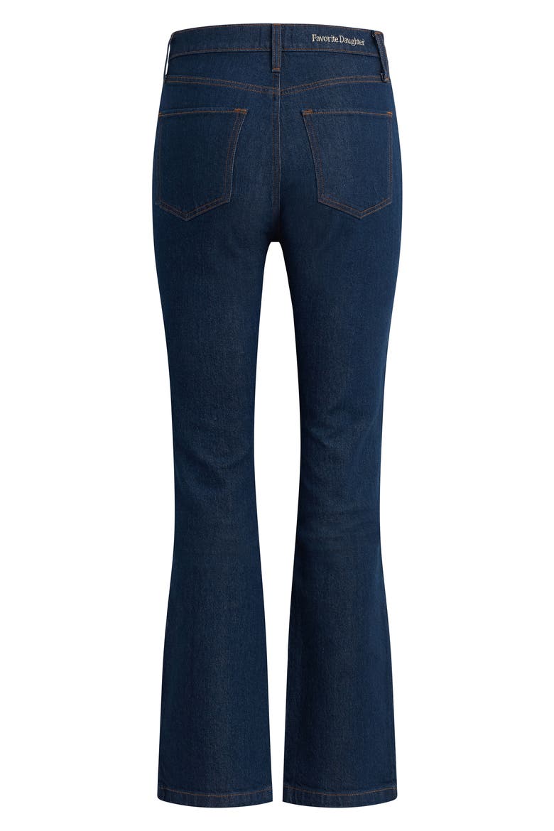 The Valentina Super High Waist Mini Bootcut Jeans, Alternate, color, PEPPER