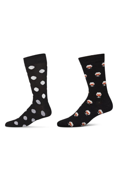 Assorted 2-Pack Crew Socks