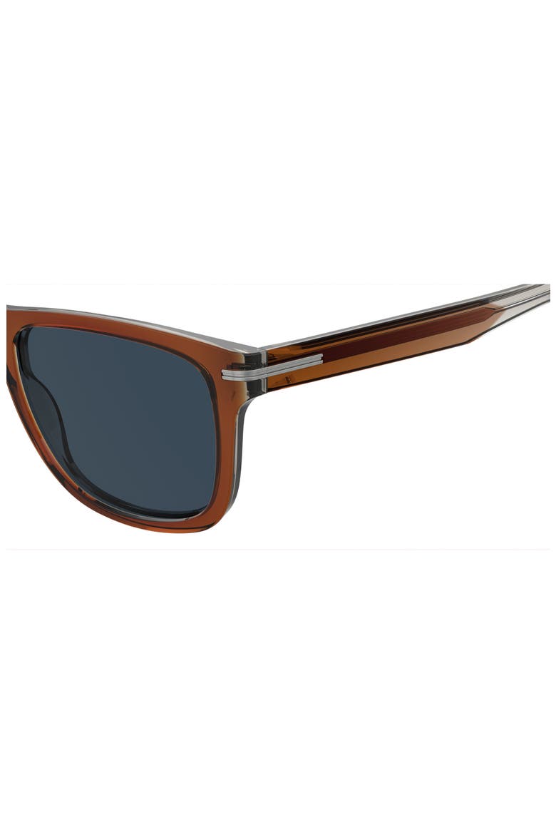 55mm Square Sunglasses, Alternate, color, BROWN