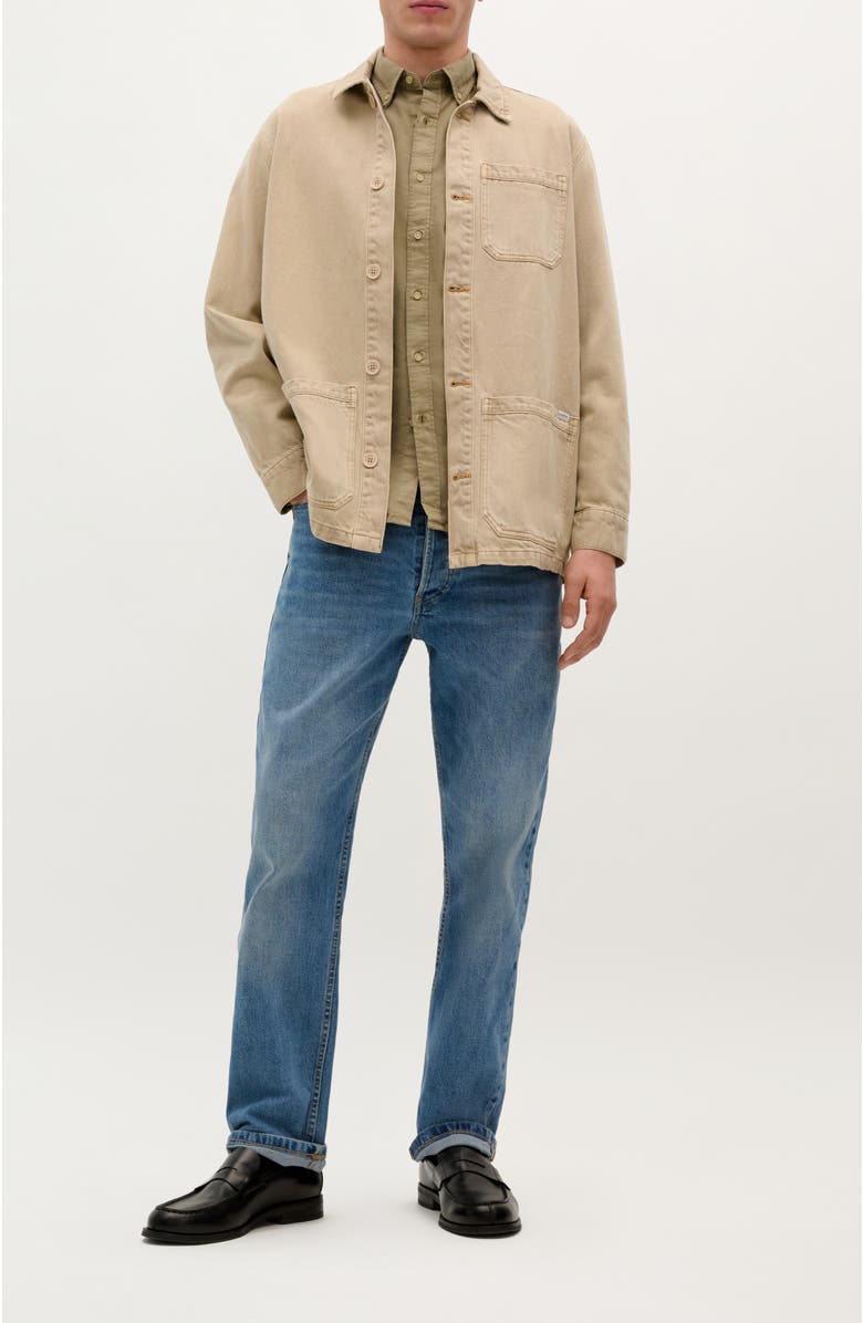 Scalpers Beach Oxford Bd Shirt, Alternate, color, Khaki