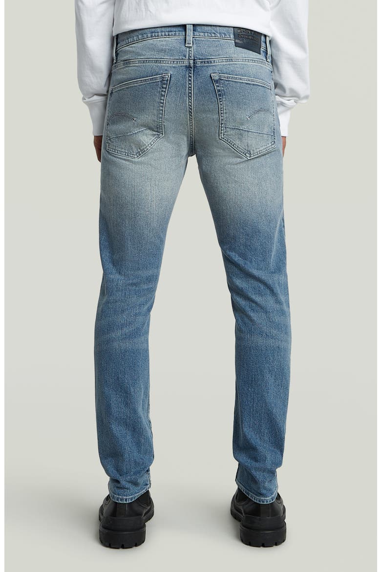 3301 Slim Jeans, Alternate, color, FADED CYANINE BLUE