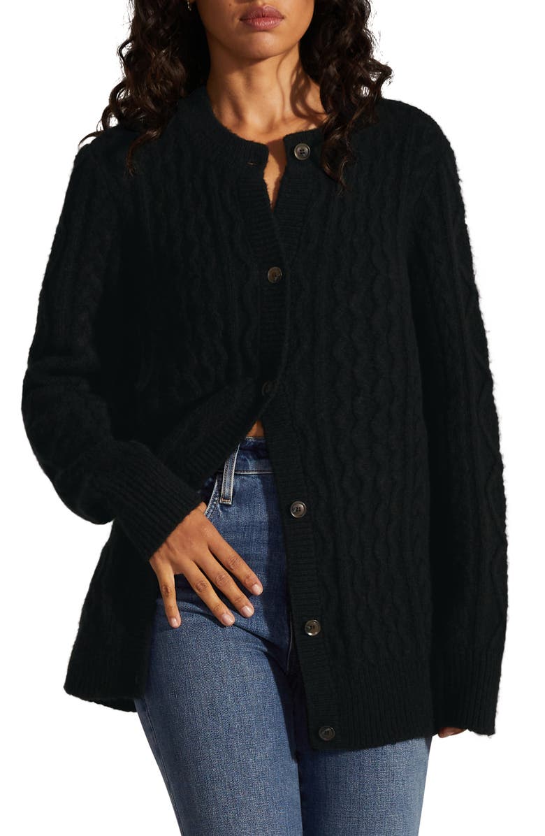 Favorite Daughter The Oversize Wool Blend Cardigan, Main, color,