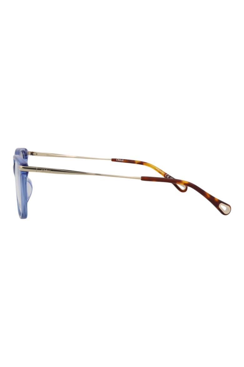 54mm Rectangle Optical Frames, Alternate, color, BLUE GOLD TRANSPARENT