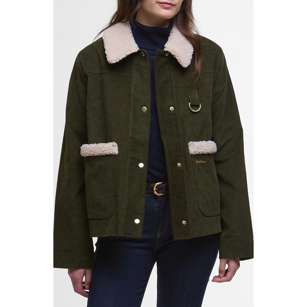 Barbour Tabitha Casual Jacket Olive In Green