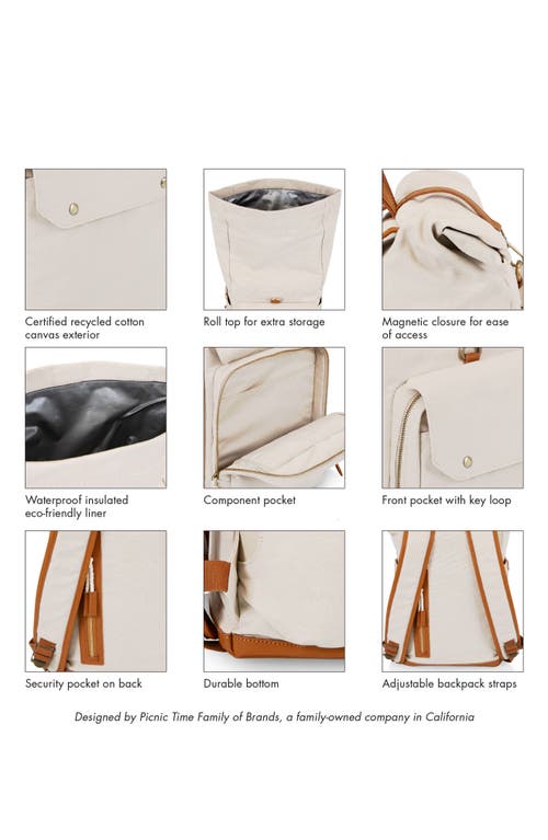 Picnic Time Carmel Picnic Backpack In Beige