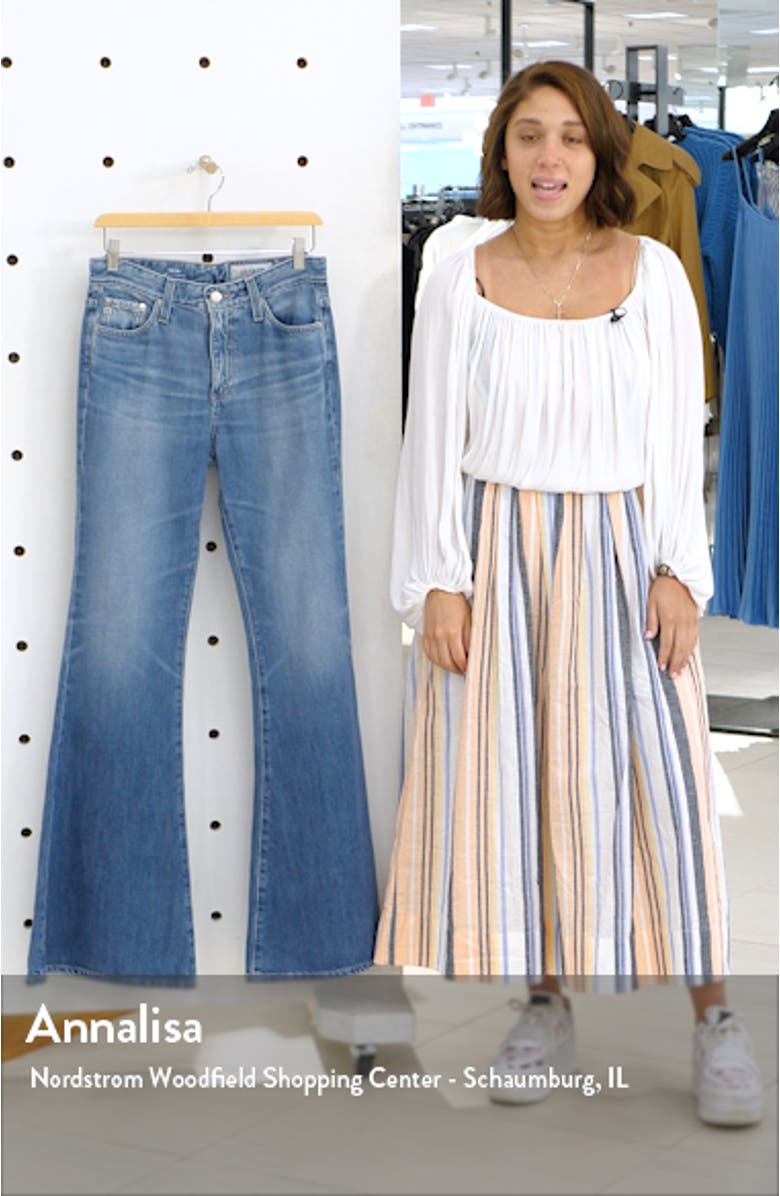 Iva High Waist Bell Bottom Jeans, sales video thumbnail