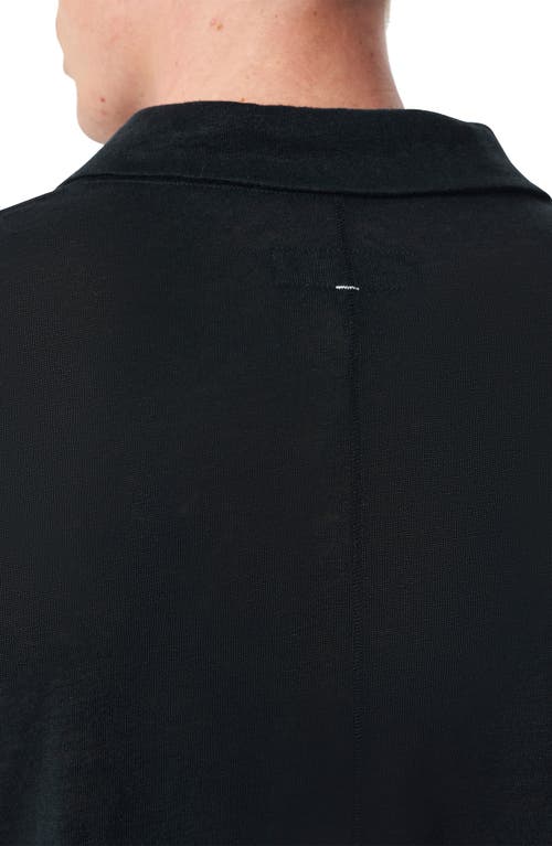Rag & Bone Johnny Collar Linen Polo