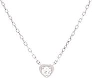 Pre-Owned Cartier D'Amour Heart Pendant Necklace 18K White Gold with Diamond