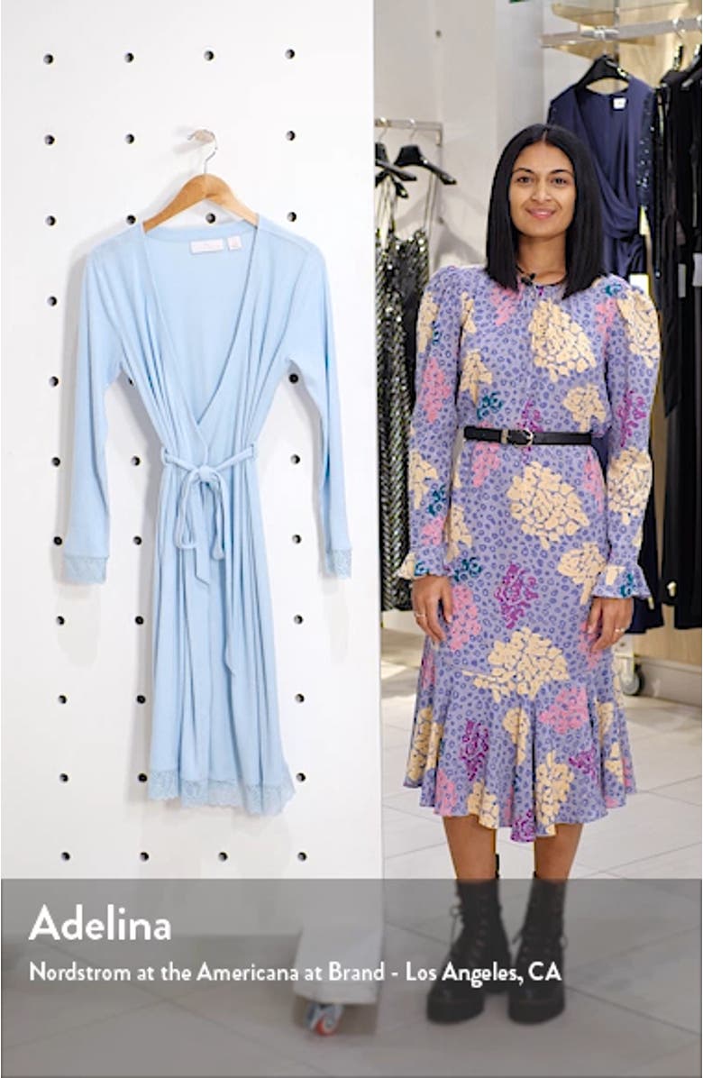 Lace Trim Robe, sales video thumbnail