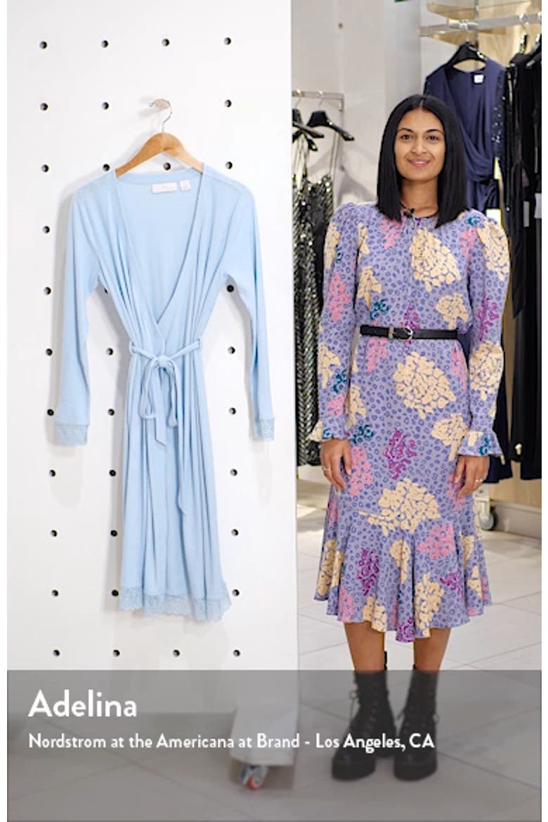 Lace Trim Robe video