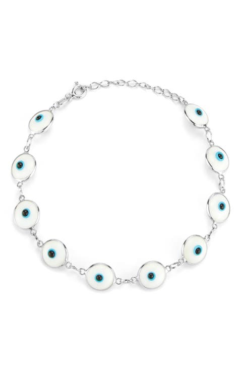 Evil Eye Station Chain Bracelet