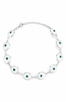SPHERA MILANO Evil Eye Station Chain Bracelet