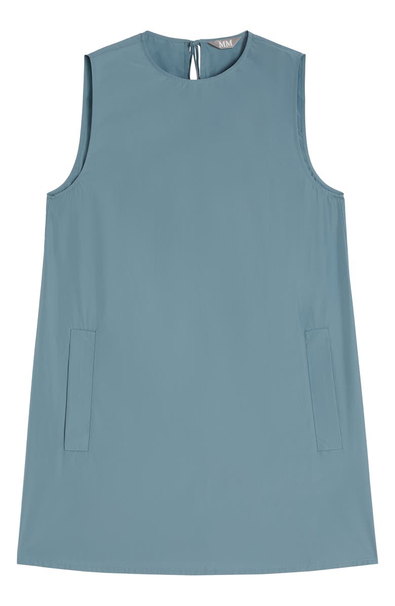 MM by Max Mara Pavido Sleeveless A-Line Dress, Alternate, color, Avio