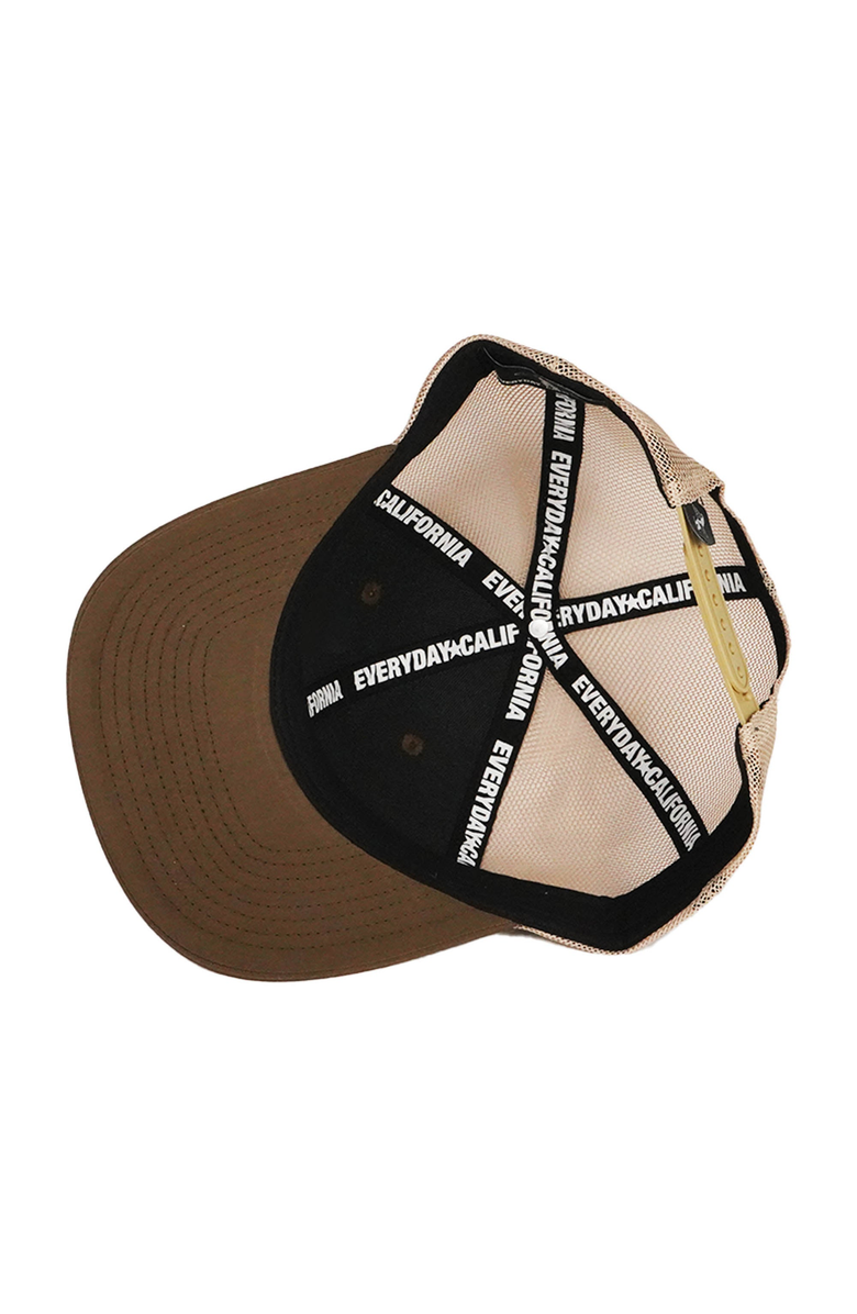 Everyday California 19th Street Snapback Hat, Alternate, color, Brown / Khaki